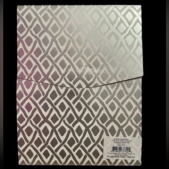 NWT Vera Bradley September Birthday Sapphire Color Necklace And Earrings Set - Picture 4 of 4